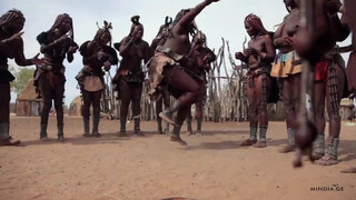 5. Himba Women and Young Girls Dance. AFRICAN TRIBE #2