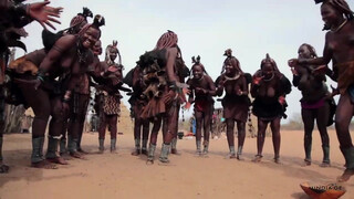 2. Himba Women and Young Girls Dance. AFRICAN TRIBE #2