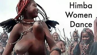 Himba Women and Young Girls Dance. AFRICAN TRIBE #2