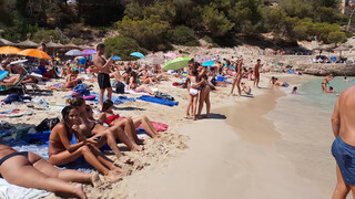 1. Walking Playa de Illetes beach, Mallorca (Majorca), Spain 4K