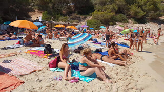 4. Walking Playa de Illetes beach, Mallorca (Majorca), Spain 4K