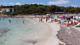 7. Walking Playa de Illetes beach, Mallorca (Majorca), Spain 4K