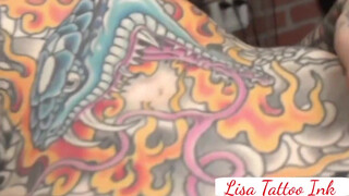 6. make beautiful paint ???? tattoos on my full body tattoos | paint tattoos| Lisa Tattoo Studio #painting