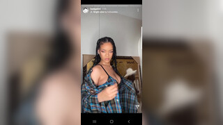 9. Rihanna showing bikini, boobs and ass