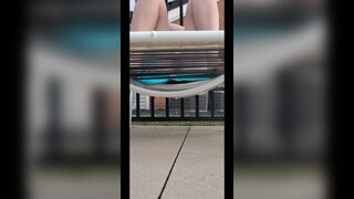 6. Girl at pool bikini malfunction voyeur