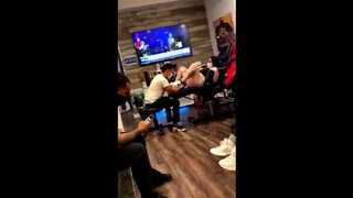 9. Lady squirts while getting a tattoo!
