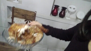 2. frango assado com farofa