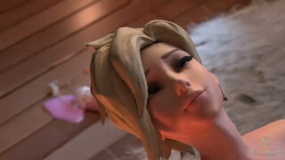 Mercy breast expansion out of her outfit ???? (+18)