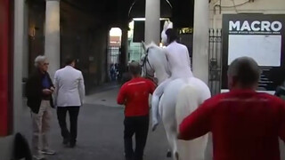 10. L’Anno Del Coniglio Bianco. By Franco Losvizzero 2011-Performance. Macro Museum