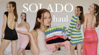 Honest SOLADO try-on haul | so many dresses