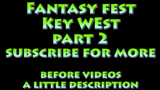 1. crazy BOOBS game to look under the t-shirts at FANTASY FEST Key West 2018