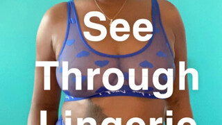 1. (4K) NO BRA SEE THROUGH LINGERIE TRY ON HAUL | SEXY