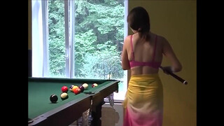 10. yulia nova plays pool