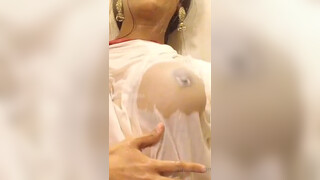 6. Poonam pandey shower bath in saree. Like and subscribe my channel for more such videos.