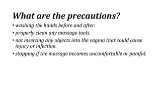 2. Health Tips: Yoni Massage #2