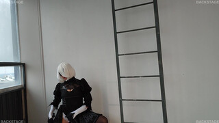7. COSPLAY EROTIC ART Video backstage with the TOP model Makatsuge | Behind the Scenes photoshoot ????