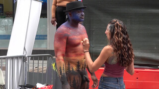 9. BODY PAINTING : MR  COOL