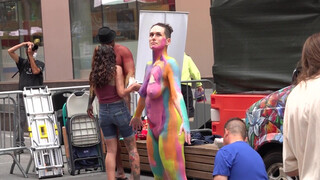 3. BODY PAINTING : MR  COOL