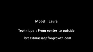 1. Breast massage for growth – Laura – Step 1 – From center to outside