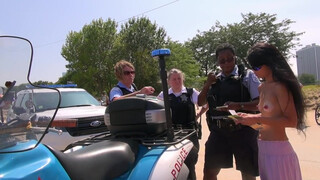 6. Topless Woman Ticketed At GoTopless Day Rally in Chicago