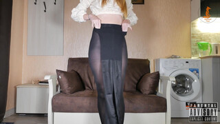 5. My November pantyhose try on by RedHead Foxy