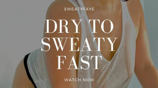 SweatyFaye’s No Bra DownBlouse Workout! See Through The End! Sheer Sweat! Down Blouse No Nipple Slip