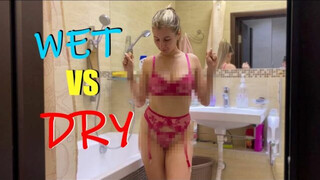 Shower With Me! Try On Haul! WET VS DRY!
