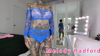 4. sexy see-through sheer stocking lingerie try on | Melody Radford