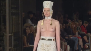 2. Topless Fashion Show  Naked Braless Fashion Show Designs by Jacquemus, Lisa Loveday, Pam Hogg