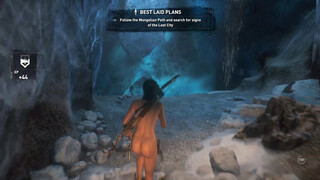 4. Rise of the Tomb Raider Naked Lara in the Cold