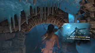 10. Rise of the Tomb Raider Naked Lara in the Cold