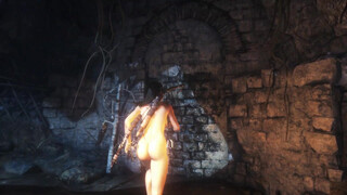 3. Rise of the Tomb Raider Naked Lara in the Cold