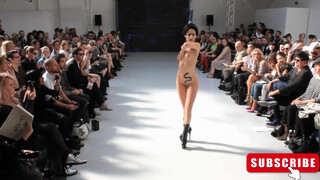 2. Charlie Le Mindu SS12 ( Nude Accessory Runway Catwalk Show )