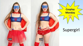 Lingerie Cosplay Cheeky Supergirl #maskedmodelvids #lookbook