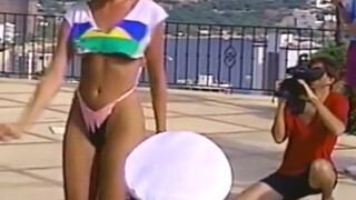 5. Incredibly Hot Bikini Girl Gets Water On Her Incredibly Big Boobs
