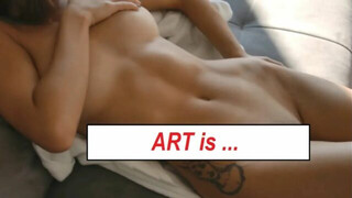 Art is nude or white satin?