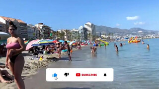 4. Latest Updates Walk FUENGIROLA BEACH WALK | Malaga Spain 2022 | color kids Traveling vlog walking
