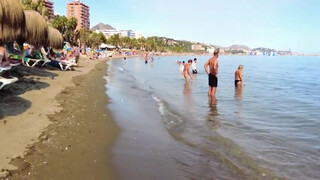 7. Latest Updates Walk FUENGIROLA BEACH WALK | Malaga Spain 2022 | color kids Traveling vlog walking