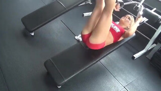 2. Women s Gym Ab Workout! Chelsey Novak #part1
