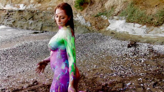 10. Abstract Art. Nude Body Painting. Ep. 1#art#nudity#sexy#bodypainting#paint#hot#exciting##sensational