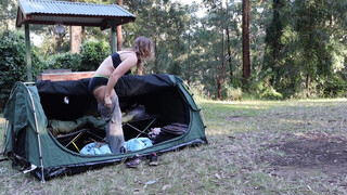 5. Nude hiking and camping I NSW Australia I Vegan Cooking EXPOSED I PlantBased meatballs & mash potato