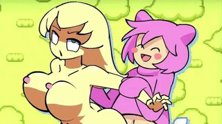 Kirby and Tiff enjoying some time together – by minus8 (+18 Animation)