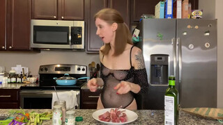 5. Hang out with me! I’m making Lamb, Roasted Carrots, & Asparagus in my Lingerie! It’s AIP Compliant!