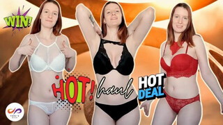 Transparent Bra And Pantie Lingerie Try On Haul