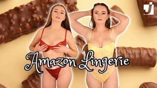 Lingerie Hot Show with Amazon Micro Bikini Try On Haul