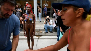 BODYPAINTING AT THE WHITNEY MUSEUM 2018 – NYC (2)