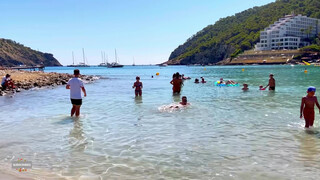4. Ibiza2021: Playa de Cala Longa| Cala Llonga Beach| Beach Walk Tour| Spain