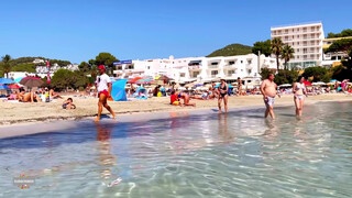 5. Ibiza2021: Playa de Cala Longa| Cala Llonga Beach| Beach Walk Tour| Spain