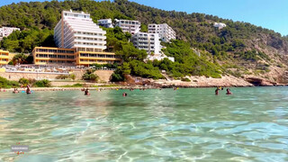 6. Ibiza2021: Playa de Cala Longa| Cala Llonga Beach| Beach Walk Tour| Spain