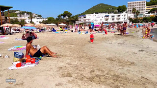 7. Ibiza2021: Playa de Cala Longa| Cala Llonga Beach| Beach Walk Tour| Spain